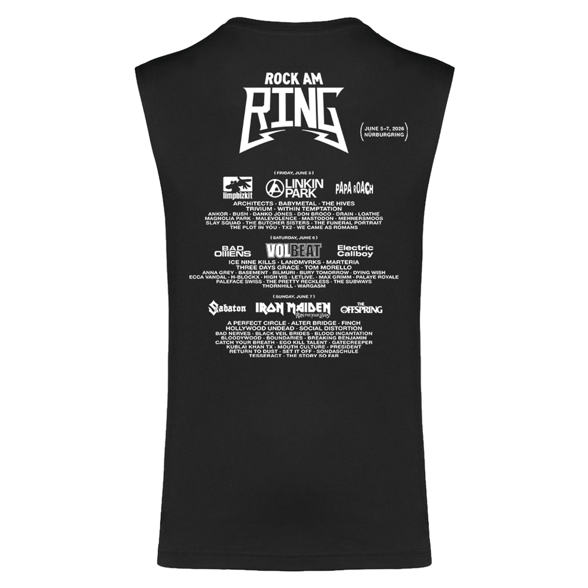 Flail - Line Up 2026 Unisex Sleeveless Shirt