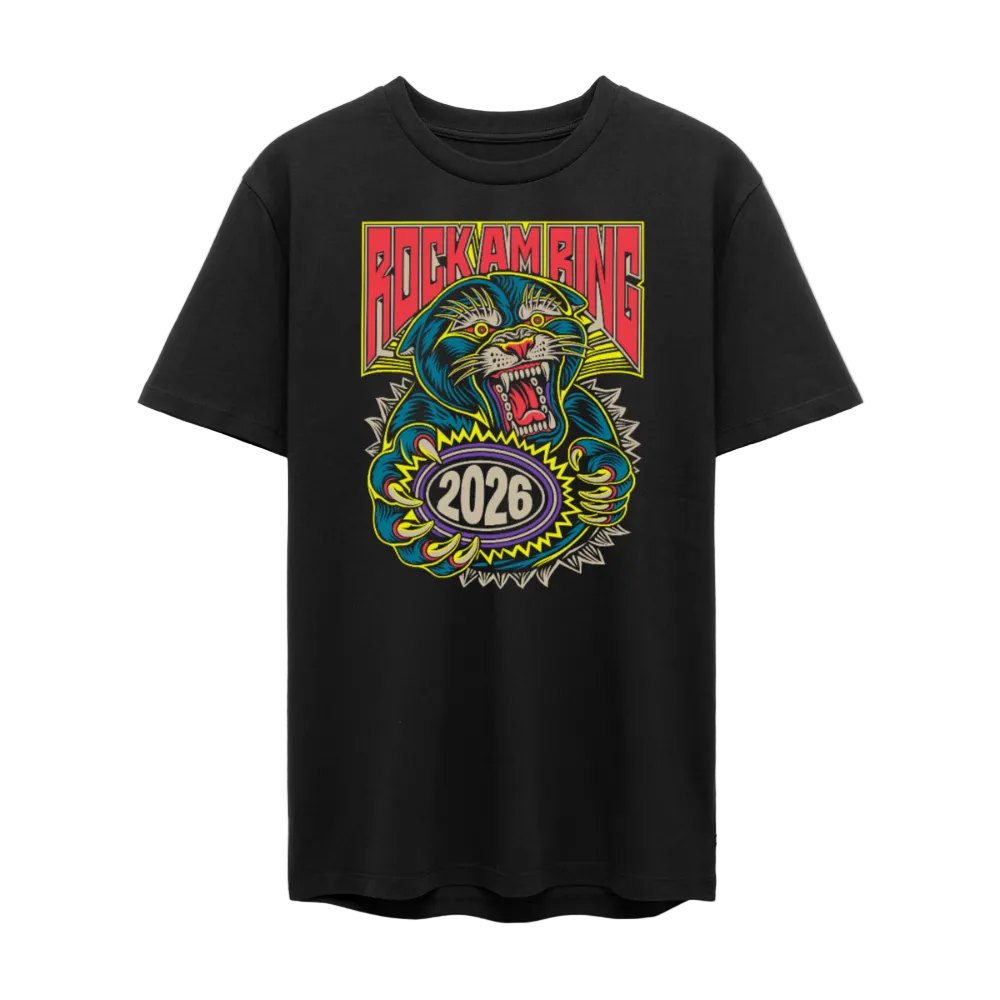 Florian Schommer x Rock am Ring - Line Up 2026 Unisex T-Shirt - Schwarz