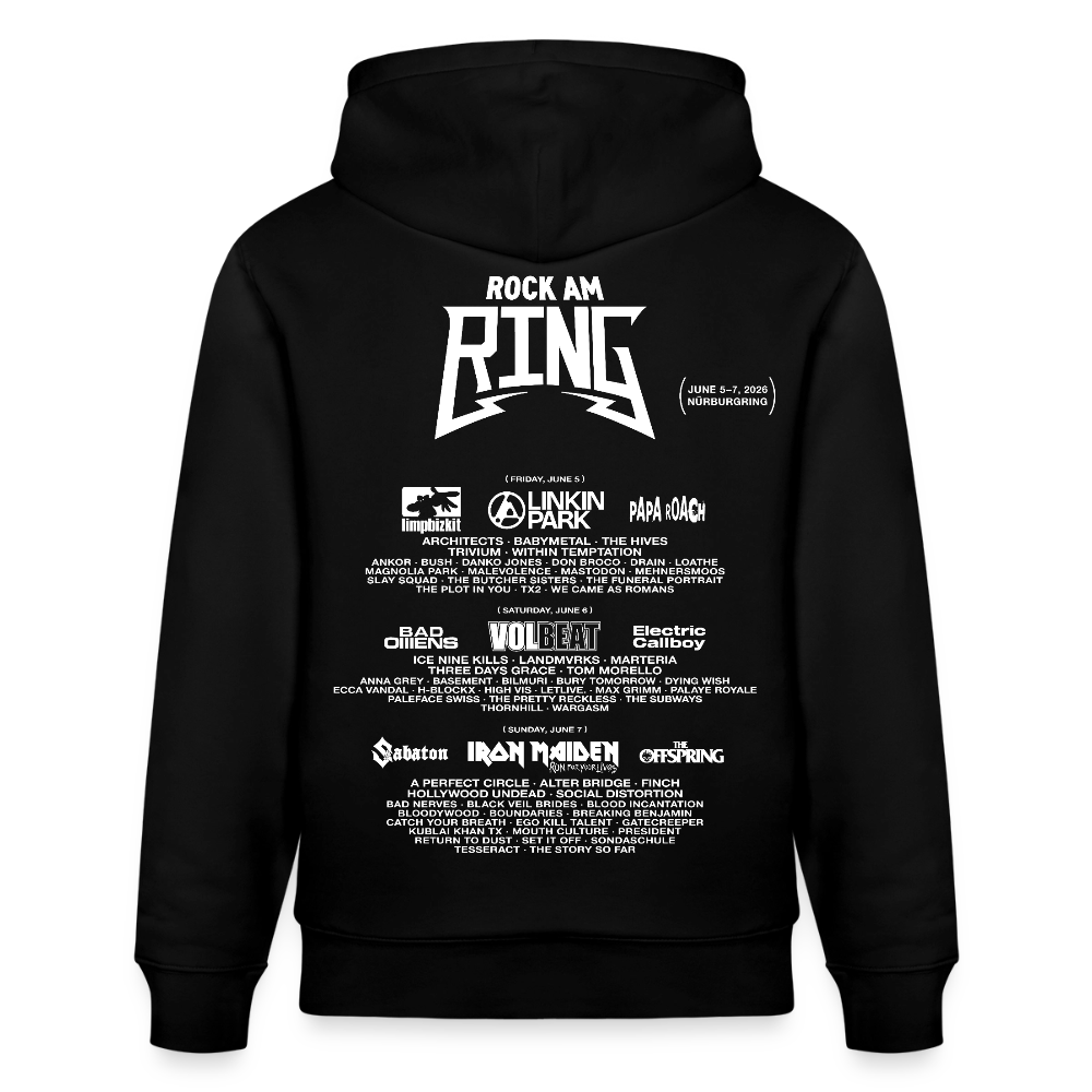 Space Skull - Line Up 2026 Unisex Organic Hoodie - Schwarz