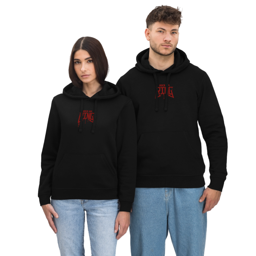 Stanley/Stella Unisex Bio-Hoodie DRUMMER - Schwarz