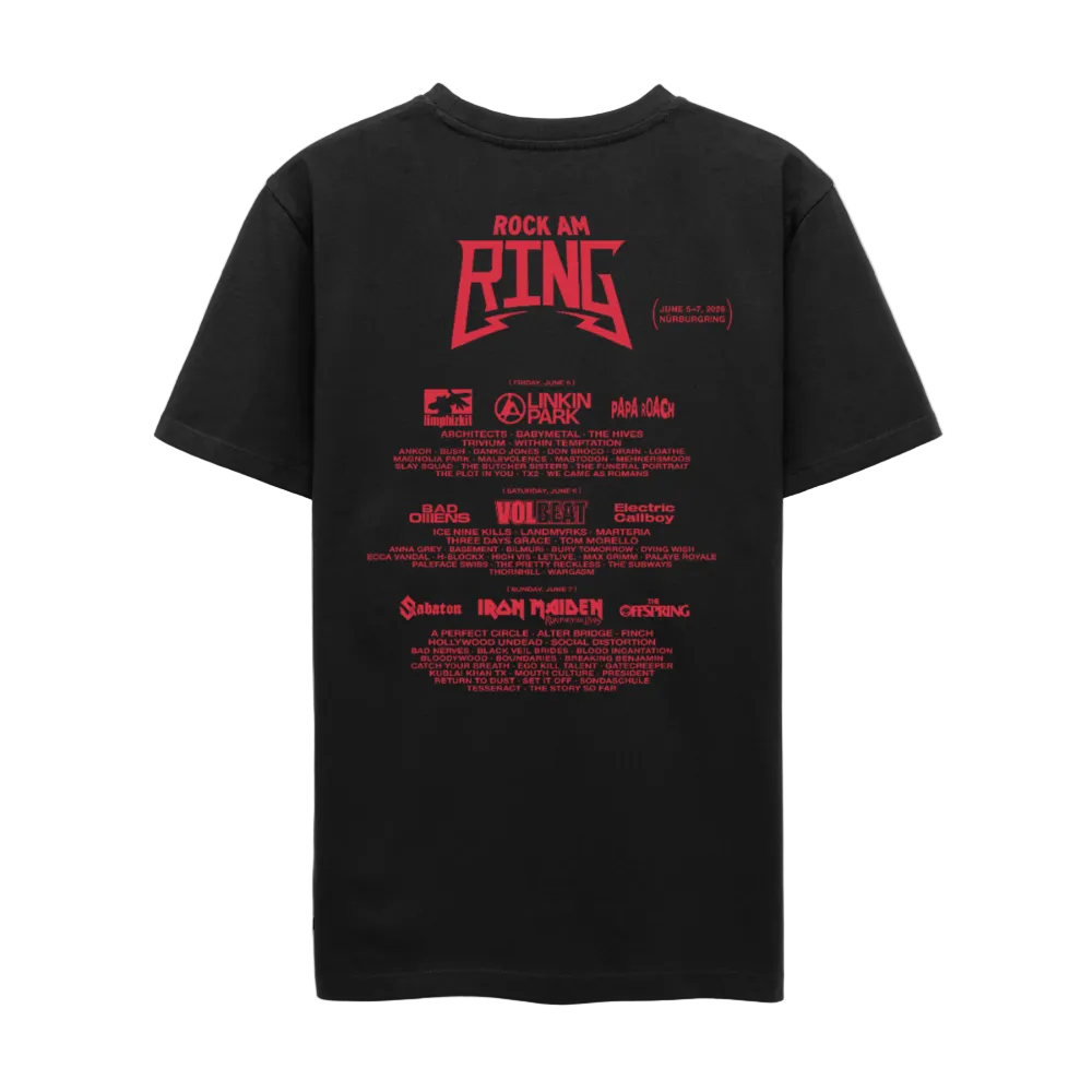Dark Demon - Line Up 2026 Unisex T-Shirt - Schwarz