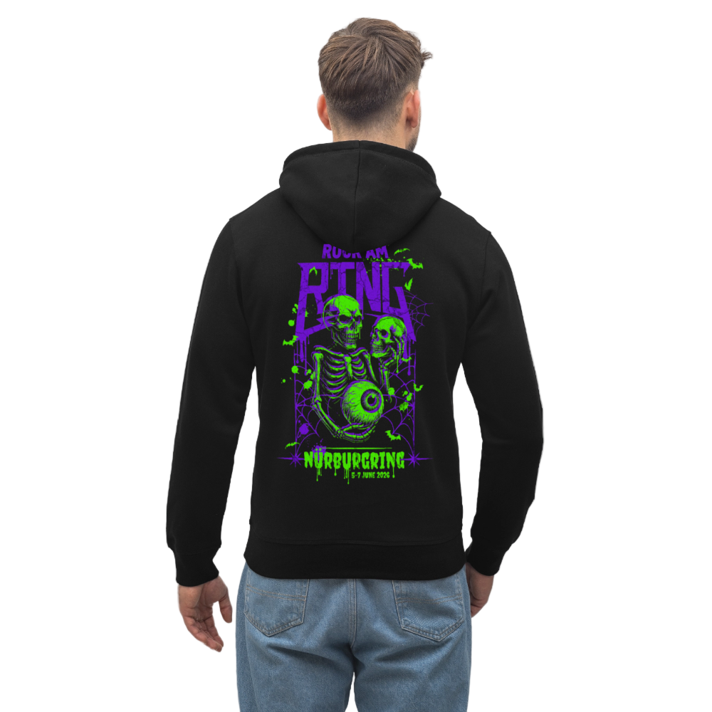 Stanley/Stella Unisex Bio-Hoodie DRUMMER - Schwarz