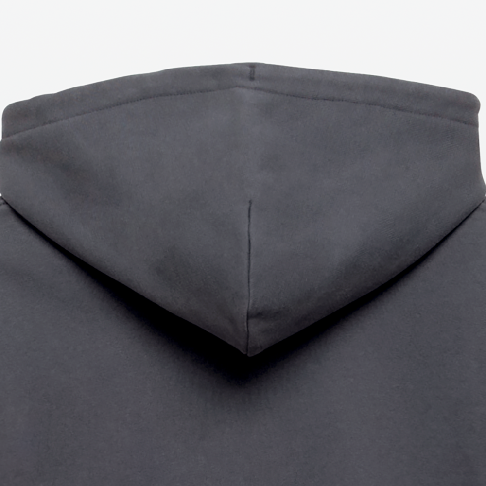 Essential Unisex Bio-Hoodie - schwarzer Stick - Indigoblau