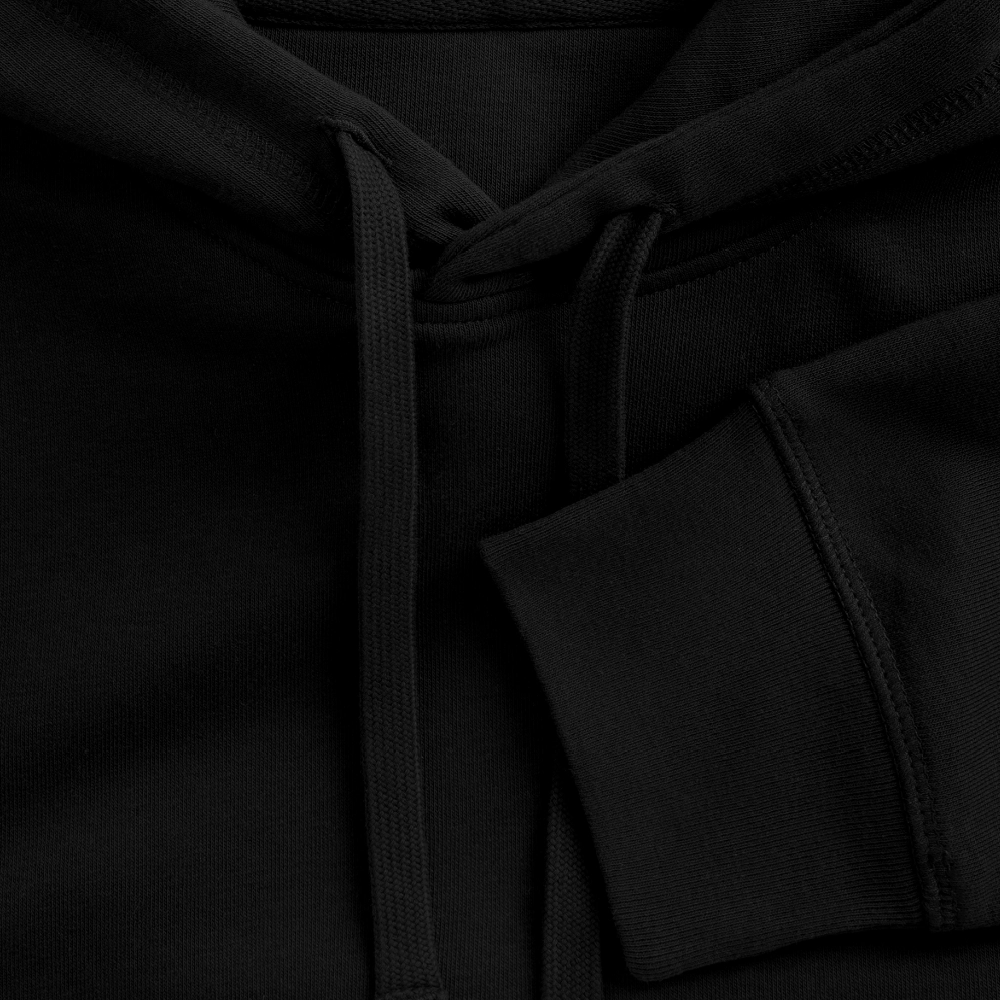 Three Skulls - Organic Unisex Hoodie - Schwarz