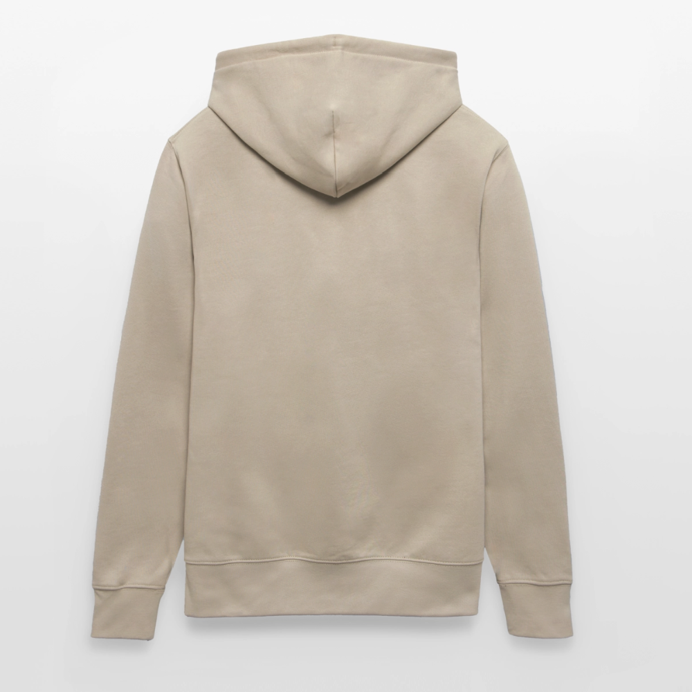 Essential Unisex Bio-Hoodie - schwarzer Stick - Beige