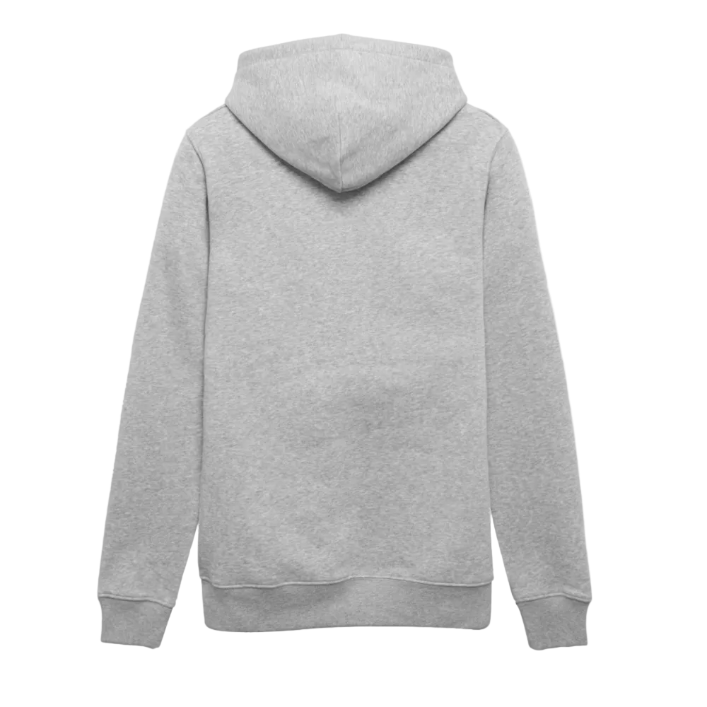 Essential Unisex Bio-Hoodie - schwarzer Stick - Grau meliert