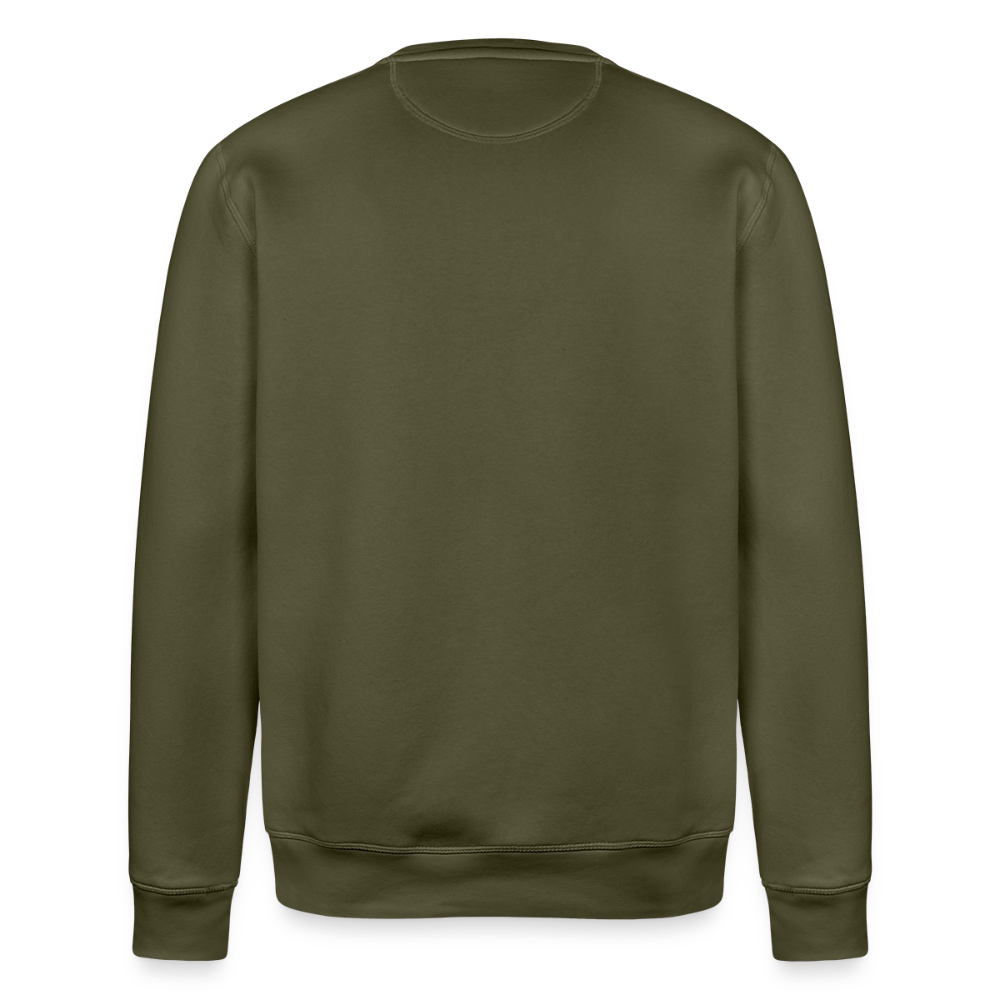 Essential Unisex Organic Sweatshirt - schwarzer Stick - Khaki