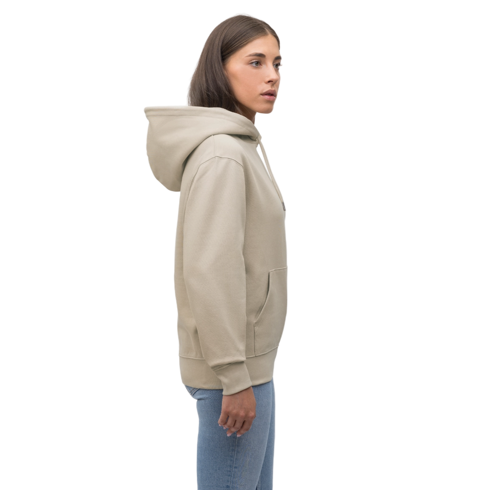 Essential Unisex Bio-Hoodie - schwarzer Stick - Beige