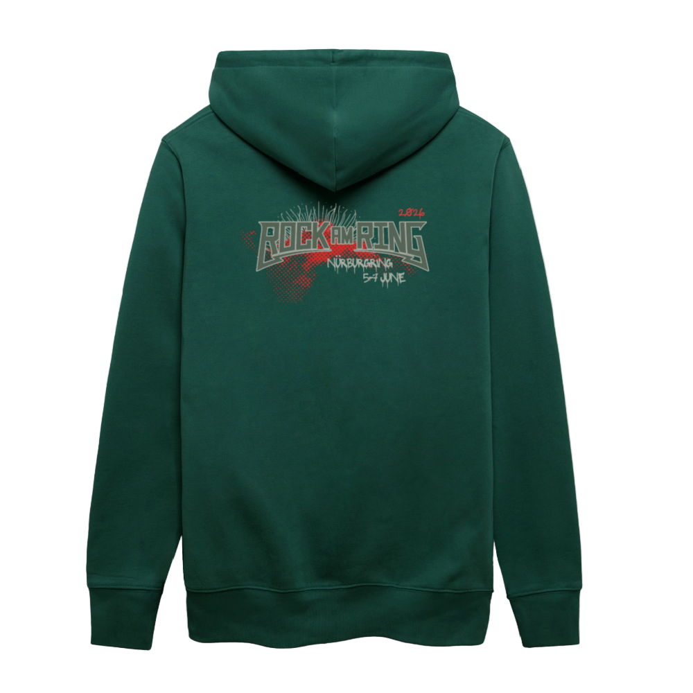 Green Rebelmas - Unisex Organic Hoodie - Forest