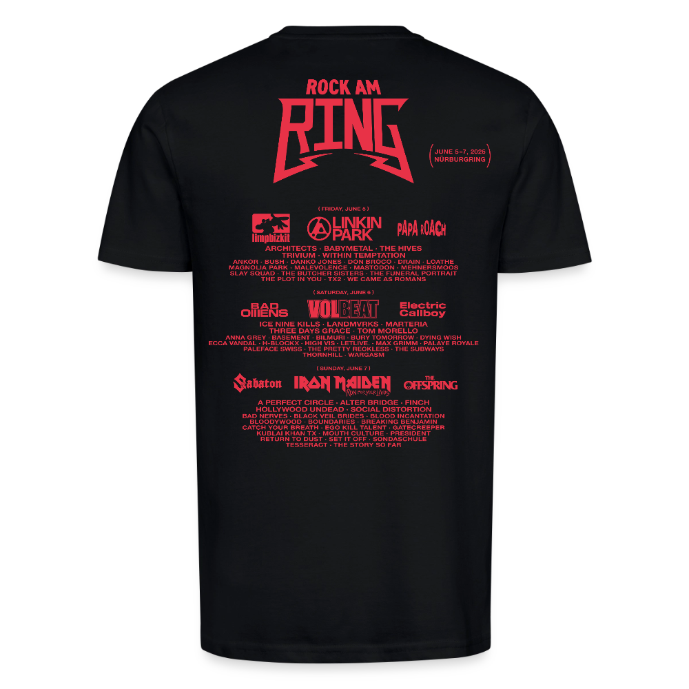 Dark Demon - Line Up 2026 Unisex T-Shirt - Schwarz