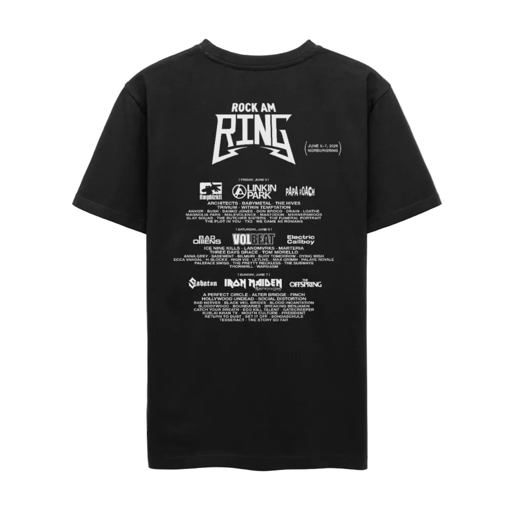 Metamorphosis - Line Up 2026 Unisex T-Shirt - Schwarz