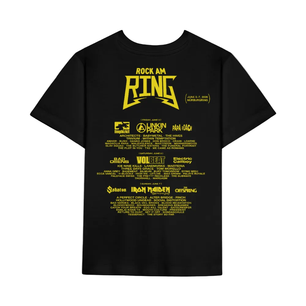 Stargazing - Line Up 2026 Kids T-Shirt - Schwarz