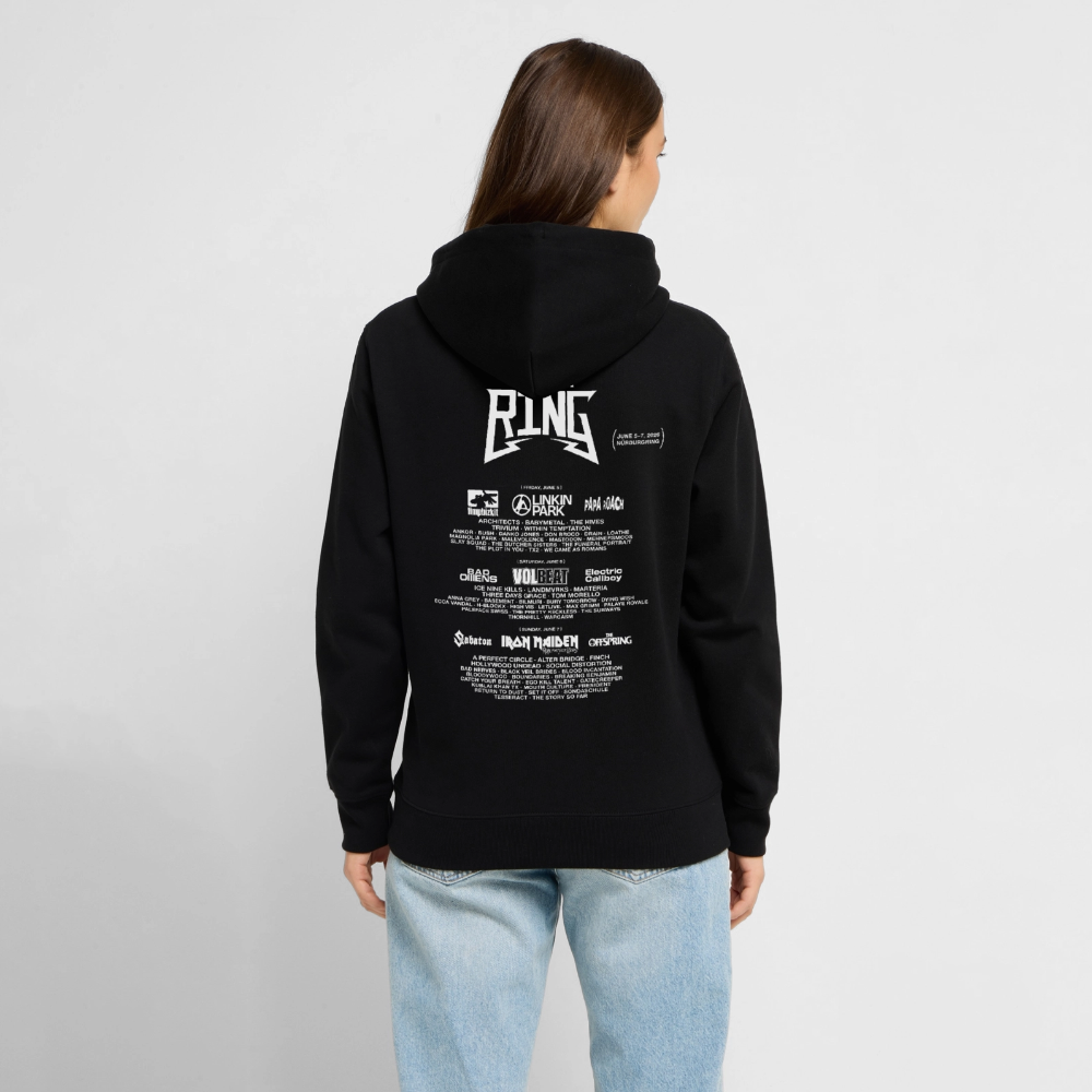 Space Skull - Line Up 2026 Unisex Organic Hoodie - Schwarz
