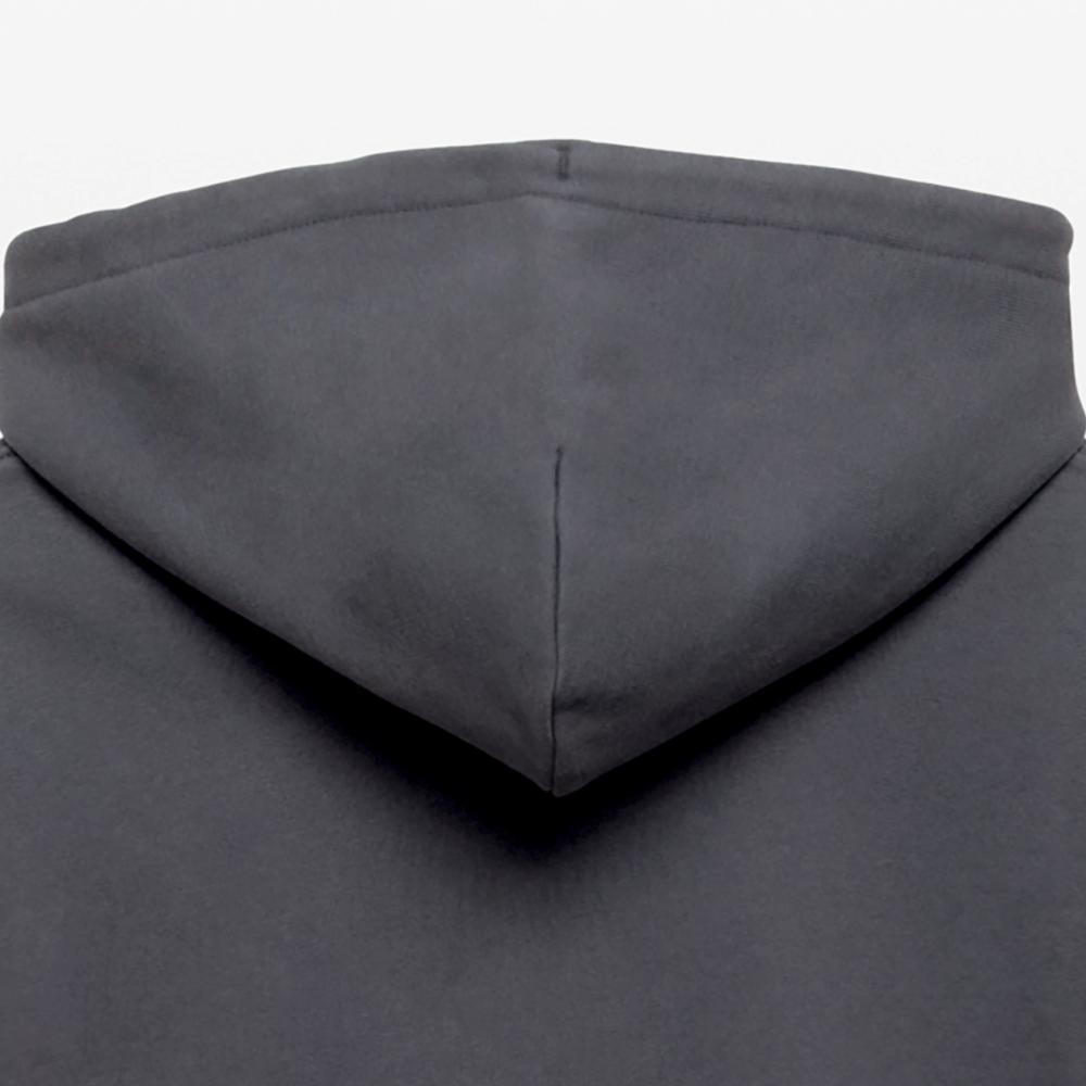 Essential Unisex Organic Hoodie - mit weißem Stick - Indigoblau