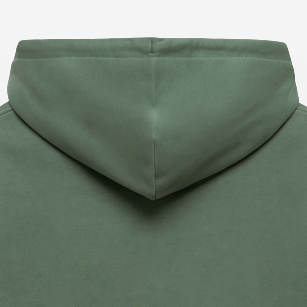 Essential Unisex Bio-Hoodie - schwarzer Stick - Tanngrün