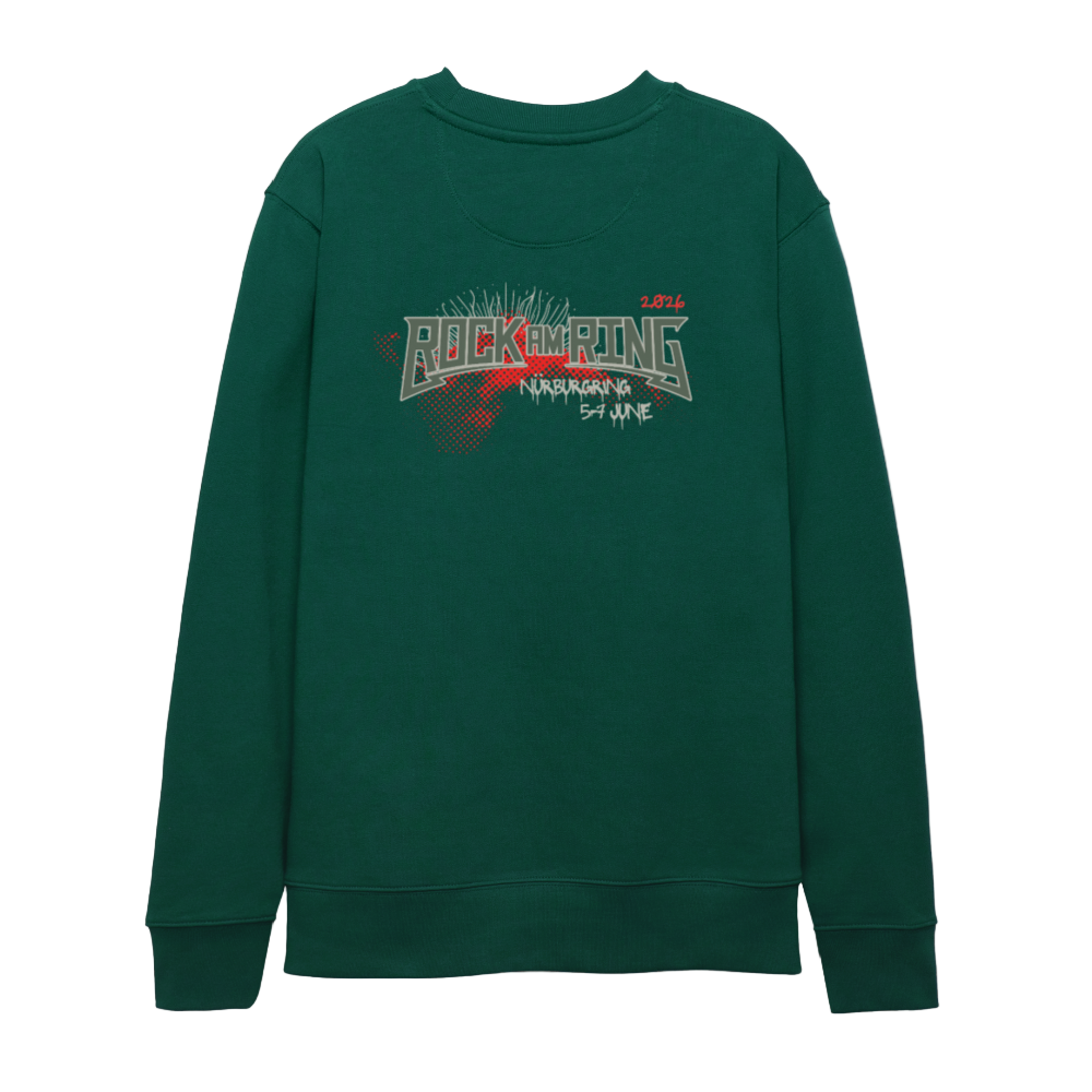 Green Rebelmas - Unisex Organic Sweatshirt - Forest