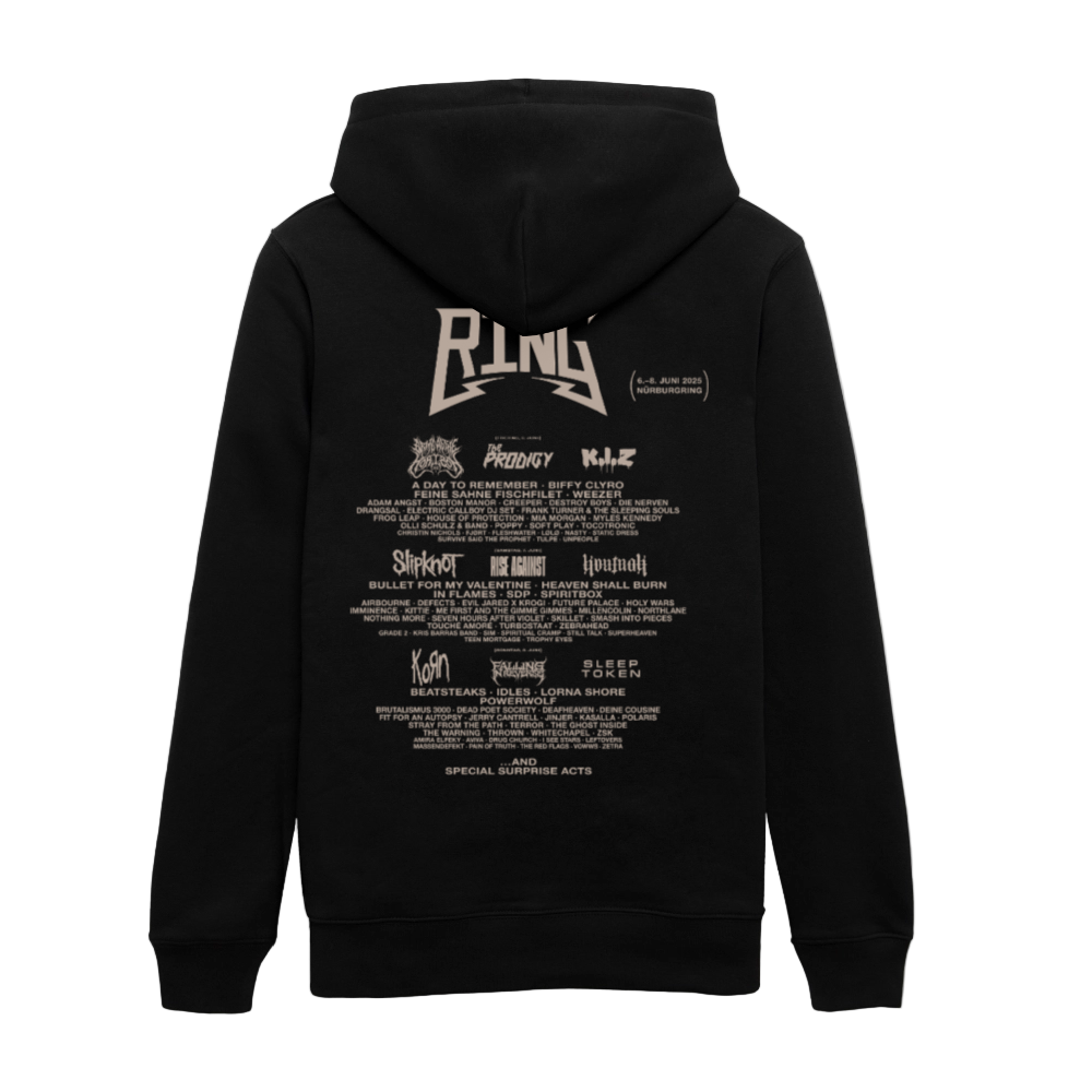 Devils Tongue - Unisex Line Up Hoodie - Schwarz