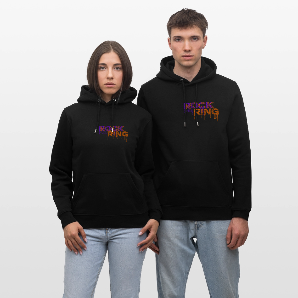 The Ring Haunts You - Unisex Organic Hoodie - Schwarz