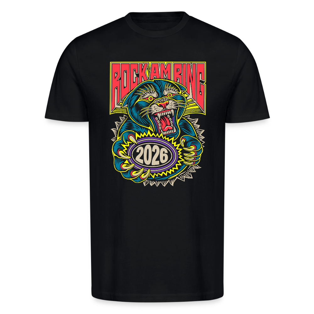 Florian Schommer x Rock am Ring - Line Up 2026 Organic Unisex T-Shirt - Schwarz