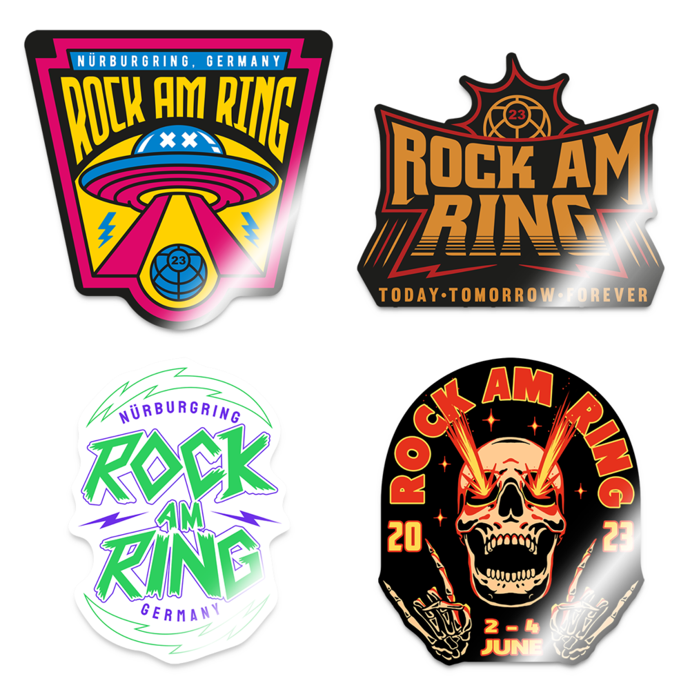 Sticker Set - gemustert