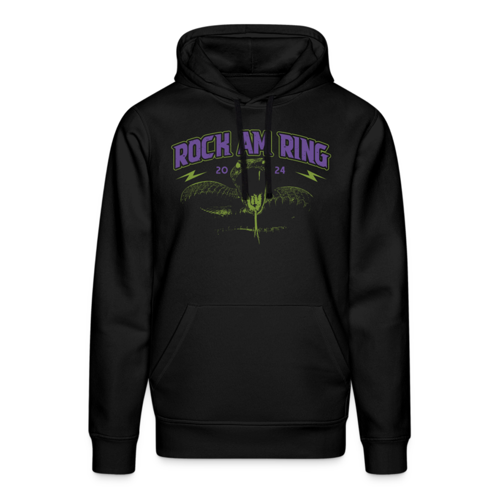Rock Attack - Unisex Organic Hoodie - Schwarz