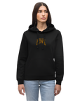 Burning Skull - Unisex Organic Hoodie - Schwarz