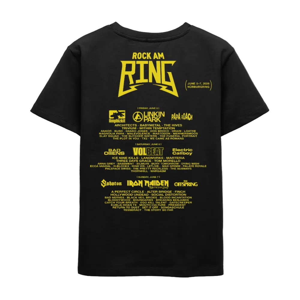 Stargazing - Line Up 2026 Teenager T-Shirt - Schwarz