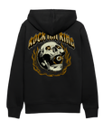 Burning Skull - Unisex Organic Hoodie - Schwarz