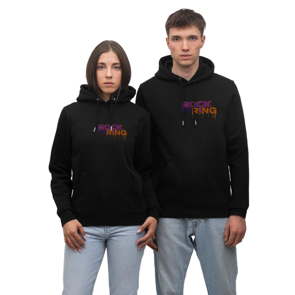 The Ring Haunts You - Unisex Organic Hoodie - Schwarz