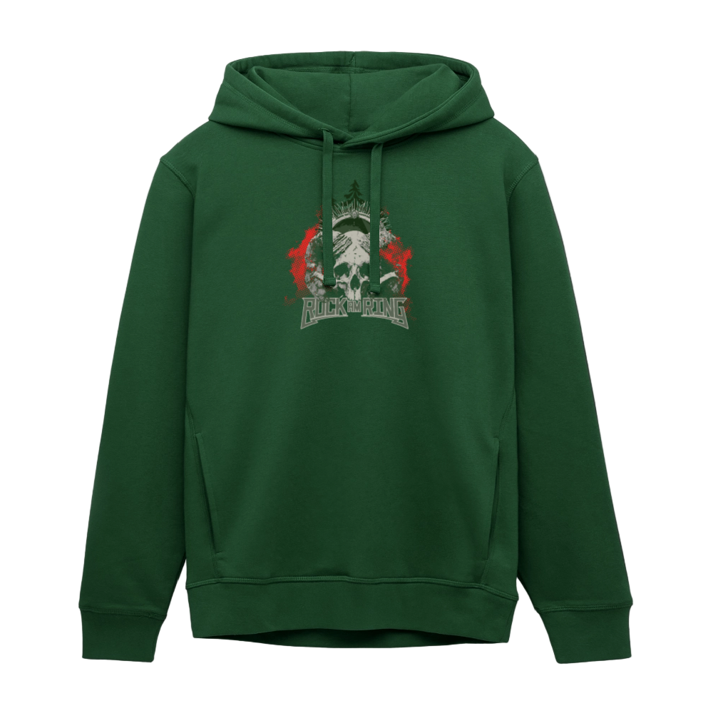 Green Rebelmas - Organic Unisex Hoodie - Flaschengrün