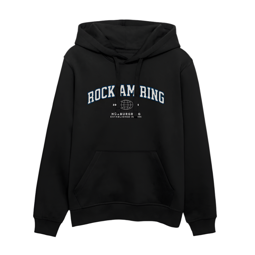 College - Unisex Line Up Hoodie - Schwarz