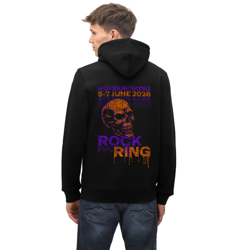 The Ring Haunts You - Unisex Organic Hoodie - Schwarz