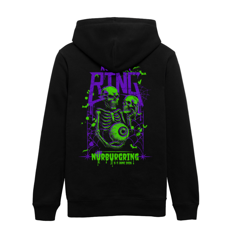The Ring Is Watching You - Unisex Organic Hoodie - Schwarz