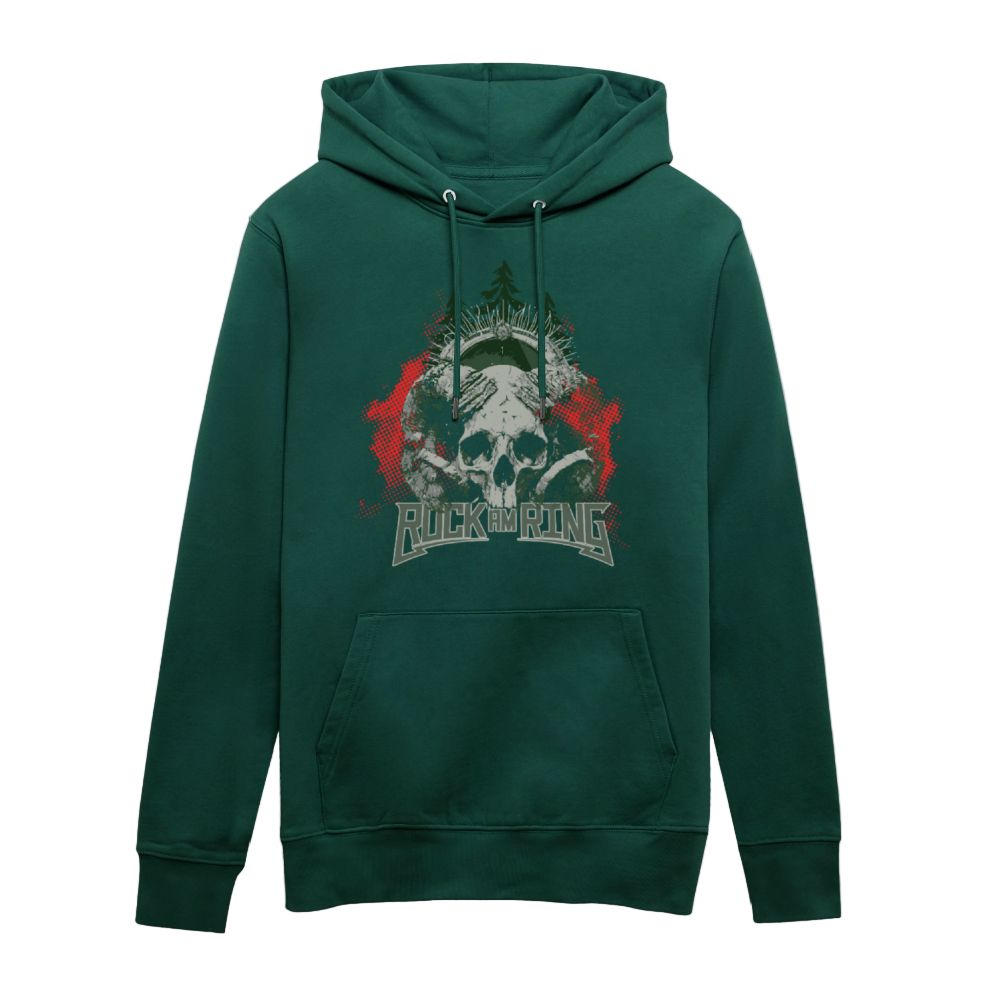 Green Rebelmas - Unisex Organic Hoodie - Forest