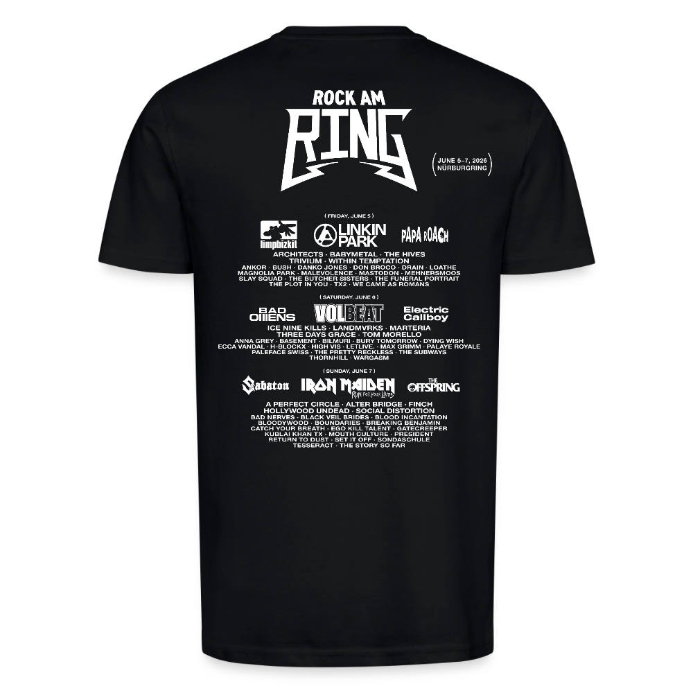 Lifebringer Ceremony - Line Up 2026 Unisex Organic T-Shirt - Schwarz