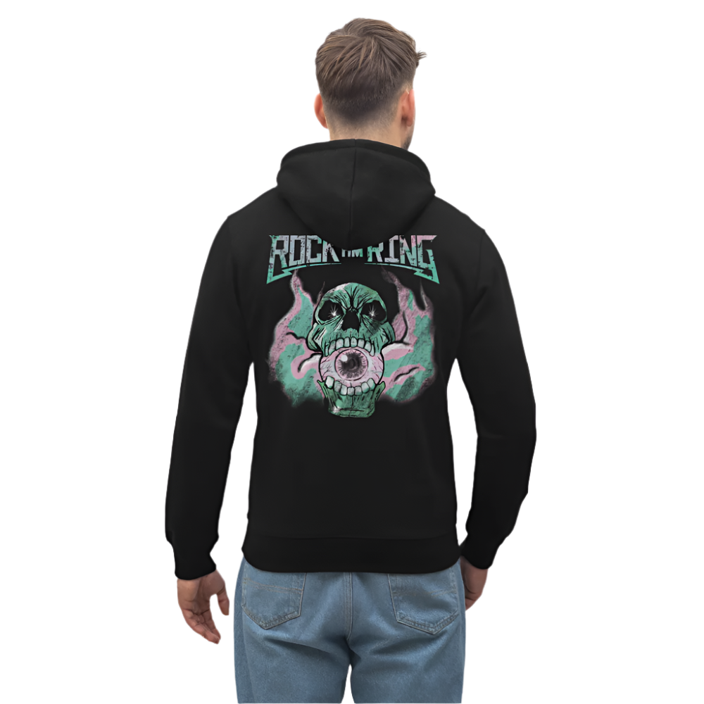 Smokeskull - Unisex Organic Hoodie - Schwarz