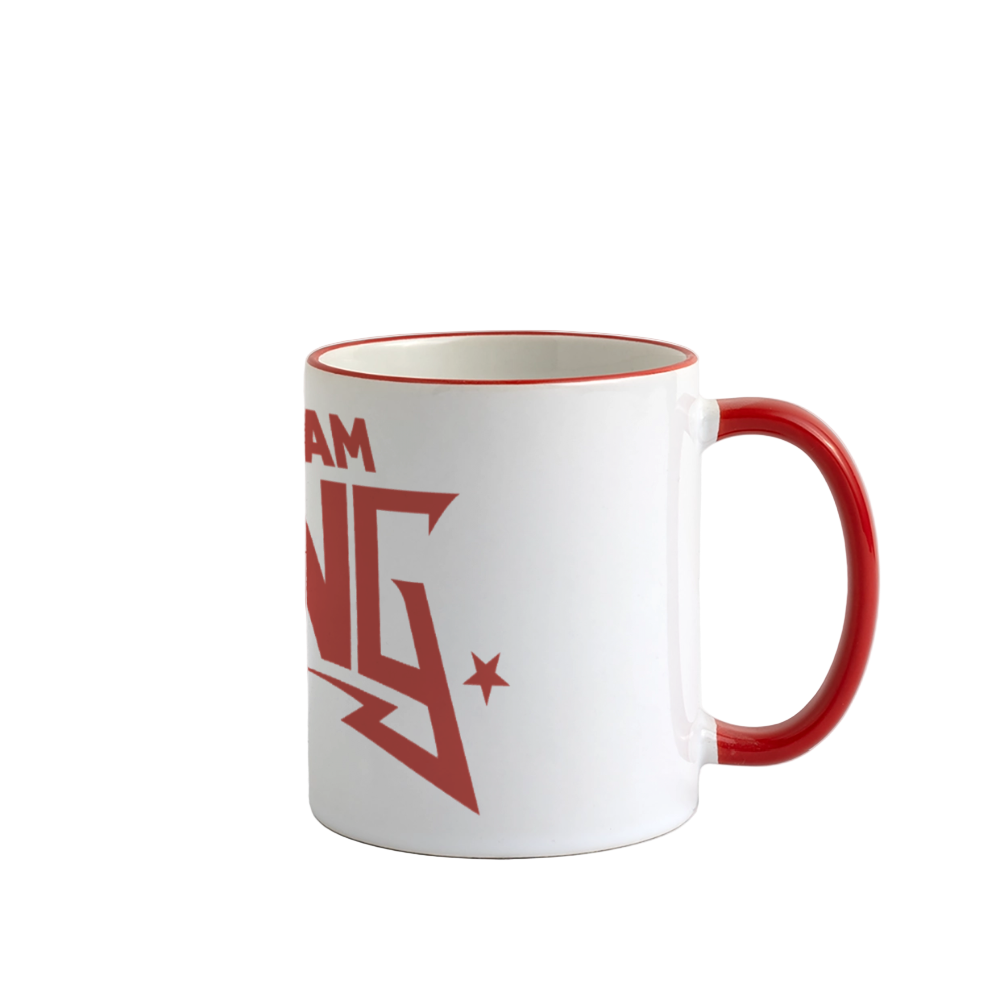 Tasse - Xmas Edition rot - Weiß/Rot