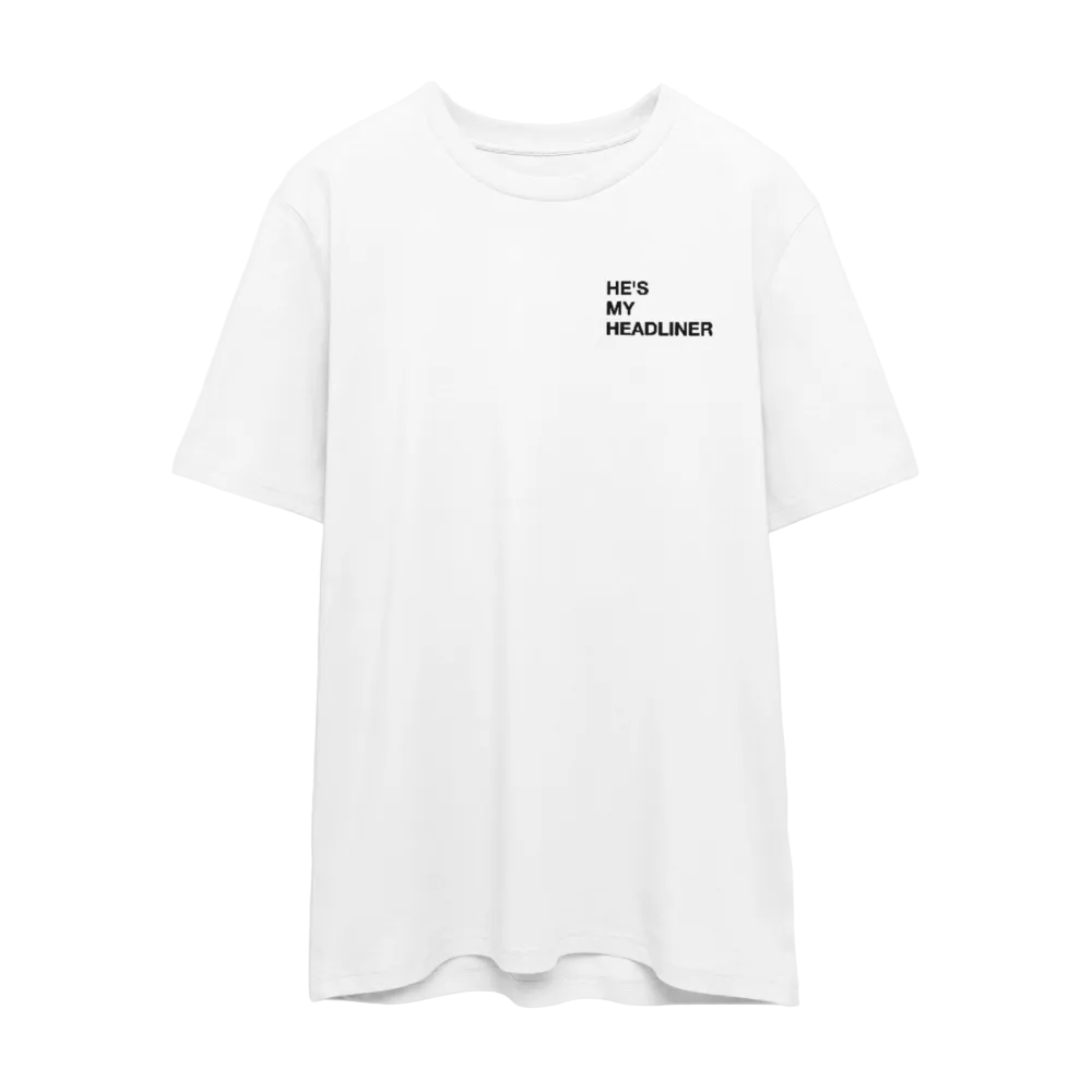 Kiss him in the moshpit - weißes Valentinstagshirt - Weiß