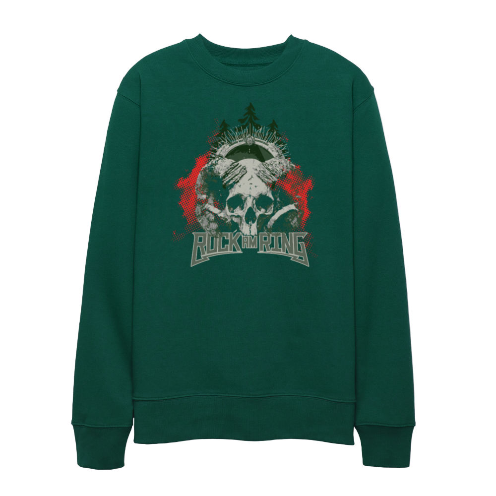 Green Rebelmas - Unisex Organic Sweatshirt - Forest