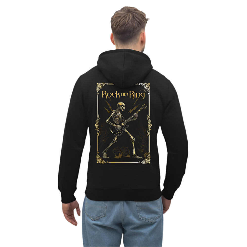 Der Gitarrist - Unisex Organic Hoodie - Schwarz