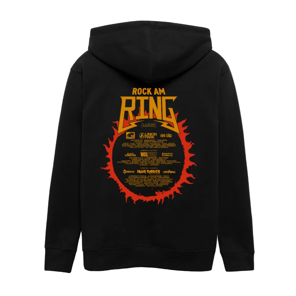 Planet Rock - Unisex Zipper Hoodie 2026 - Schwarz