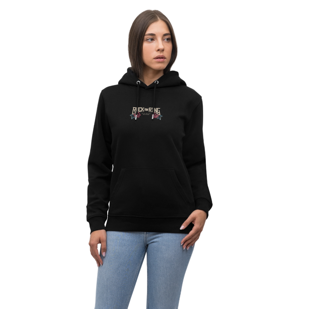Scorpion N Roses Unisex Hoodie - Schwarz