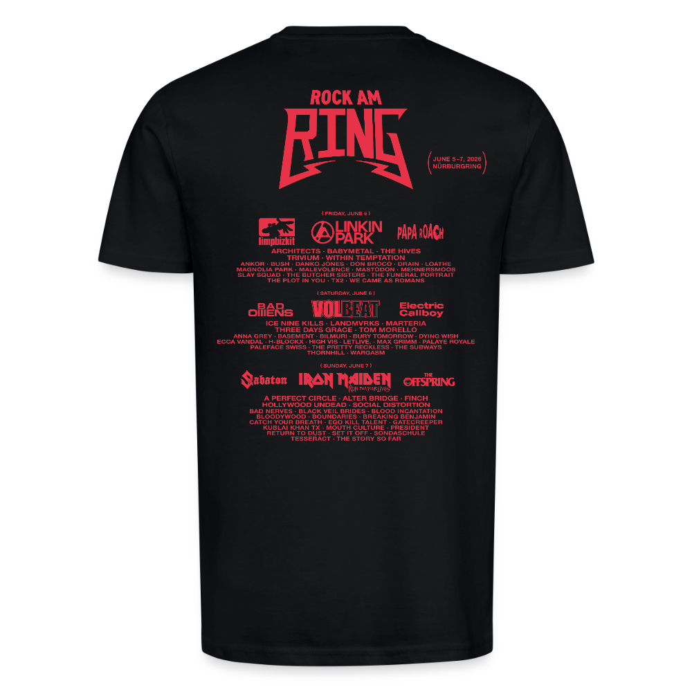 Moon - Line Up 2026 Unisex Organic T-Shirt - Schwarz