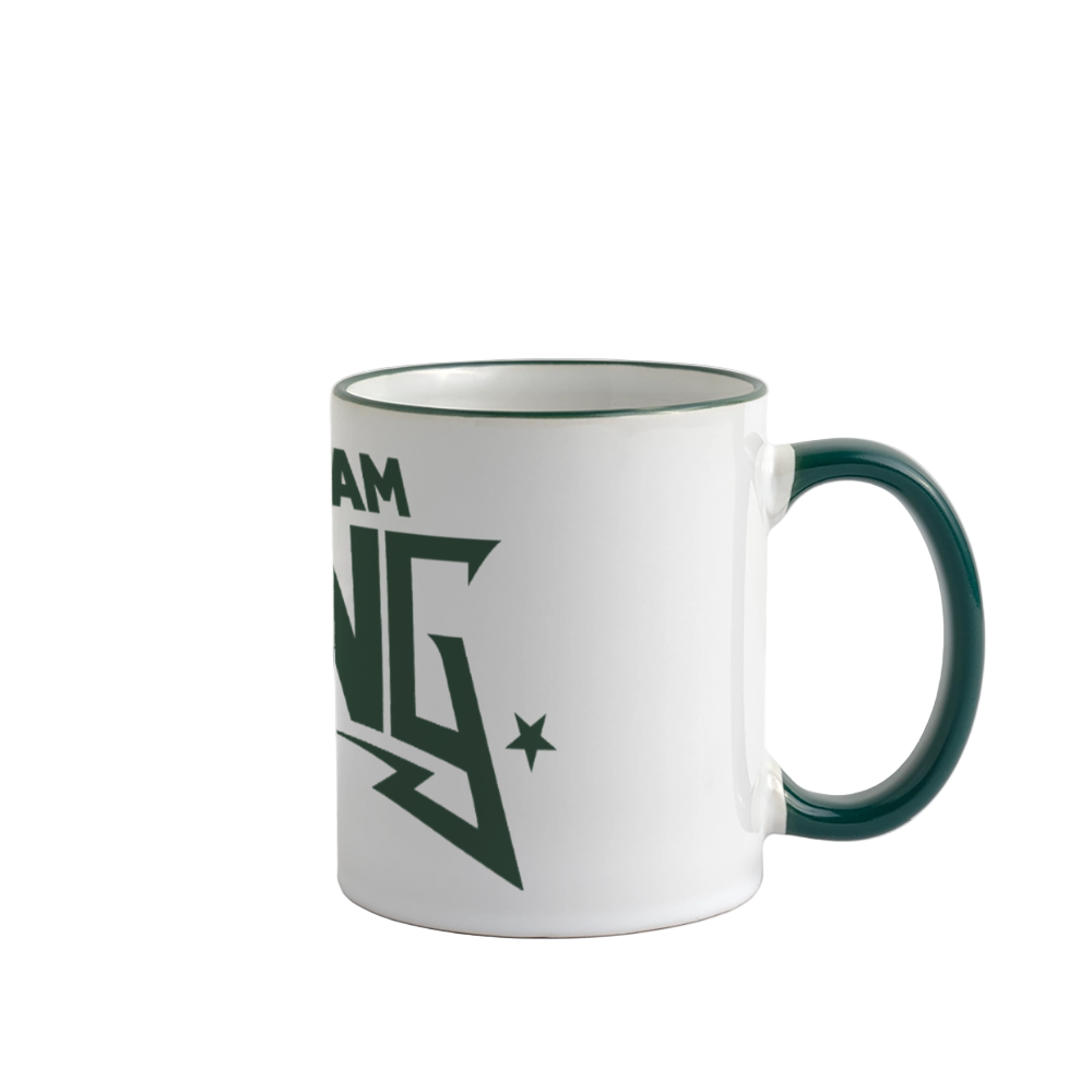 Tasse - Xmas Edition grün - Weiß/Dunkelgrün